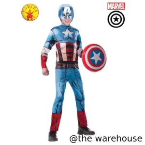 Disney Marvel Captain America Classic Costume Size 6-8 Years（NZ$35.00）