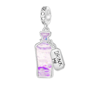 Gnoce Glow-in-the-Dark Alice's Magic Potion Pendant Dangle Charm