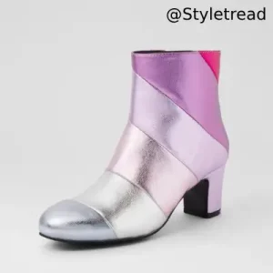 Kissy Pastel Multi Ankle Boots