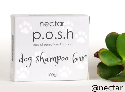 p.o.s.h Natural Dog Shampoo Bar with Manuka Essential Oil
