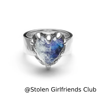 LOVE CLAW RING MOONSTONE(NZ$229.00)