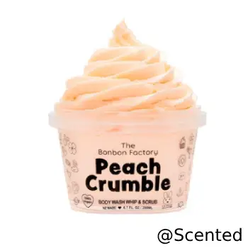 The Bonbon Factory - Peach Crumble | Body Wash & Scrub