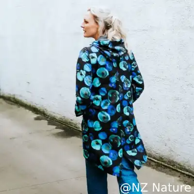 Georgie Women's Rain Coat x Evie Kemp - Night Bloom