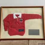 Japanese Mini Rugby Jersey Model In Frame 1985 New Zealand Tour