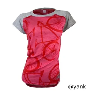 Women's Bicycle Short Sleeve Merino Shirt | Coral