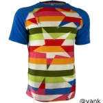 Men's Snazzy Rock Star Short Sleeve Merino Shirt | Stripe