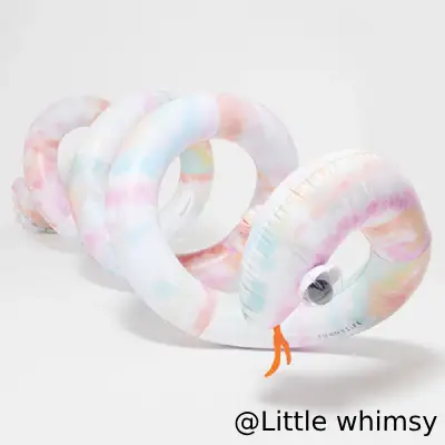 Sunnylife Giant Inflatable Noodle Snake Tie Dye