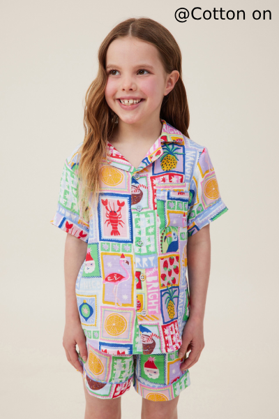 Riley Kids Unisex Short Sleeve Pyjama Set（NZ$34.99）