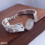 Coronation Sixpence Spoon Bracelet