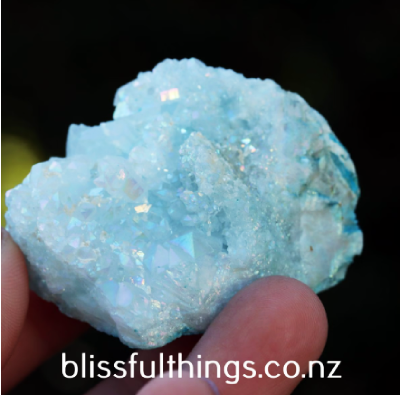 ブラジル産Blue Aura Quartz（NZ$13.00）