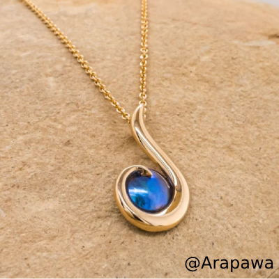 Pearl Arapawa curve hook necklace(NZ$1854.00)