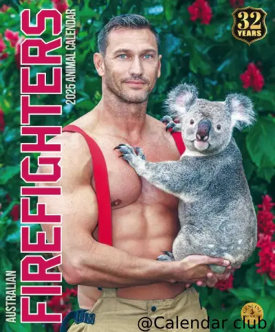 2025 Australian Firefighters Mixed Animal Wall Calendar