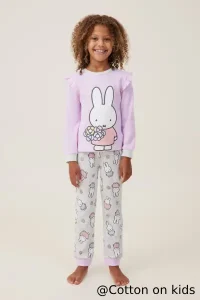 Fiona Long Sleeve Flutter Pyjama Set Licensed（NZ$34.99）