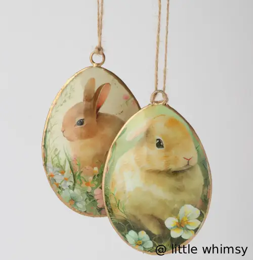 Vintage Egg Hangers Set of Two