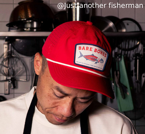 BARE BONES LEDGER CAP - RED